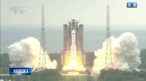 El cohete chino fue lanzado hace unas semanas, como parte de una misión espacial; K1xtmgo 6i5em