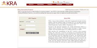 Kyc verification has been made common across all sebi regulated entities eliminating the need to repeat kyc every time you open an account with any of the security market entities. Nse Kra Nse Nsekra Kyc Form Kyc Status Kyc Kra