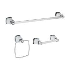 Just like moen's popular line of magnetix™ showerheads, the secret to the new. Moen Bathroom Accessory Set Boardwalk 3 Piece Chrome Y3233ch Rona