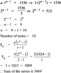 What is the formula for the sum of a geometric sequence? Find The Sum Of The Geometric Series 3 6 12 1536 Sarthaks Econnect Largest Online Education Community