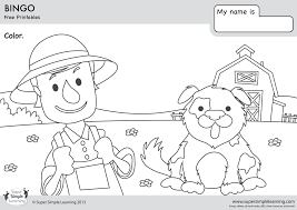 You can now print this beautiful puppy dog bingo rolly coloring page or color online for free. Bingo Coloring Pages Super Simple