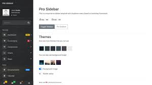 Bootstrap Pro Sidebar In 2020 New Theme Image Map Background Images