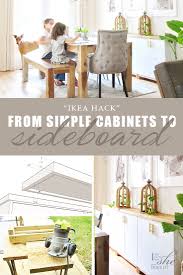 Turn Ikea Cabinets Into A Sideboard Know How She Does It Ikea Ikea Cabinets Ikea Eket