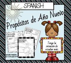 Spanish New Year Resolutions 2020 Propositos De Ano Nuevo 2020 New Years Resolution Graphic Organizers Setting Goals