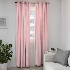 Sanela Room Darkening Curtains 1 Pair Light Pink 55x98 Ikea In 2021 Room Darkening Curtains Pink Bedroom Curtains Curtains