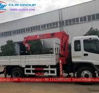 ISUZU FTR truck mounted unic crane photo