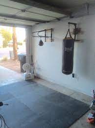 Diy Home Boxing Gym Punching Bag Speed Bag Jump Rope Equip Rack Aerobic Steps Bench Weights Mats Mirrors Music Gym Room At Home Gym Room Diy Home Gym