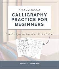 Check spelling or type a new query. Free Calligraphy Alphabet Printable Crystal Petersen