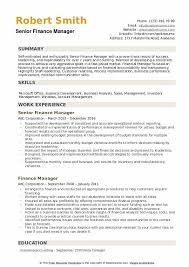 Finance managers are business specialists who manage important financial functions of an organization. Finance Manager Resume Samples Qwikresume