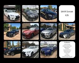 Lexus Colors For The 2018 Lexus Gs Sedan Lexus Color Chart