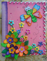 Hace unas semanas publicamos un artículo sobre manualidades con goma eva para niños. Decoracion Manualidades Carpetas Decoradas Decorar Libretas