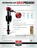 Low Flow Toilet Fill Valve | PRO45H Fill Valve | Fluidmaster ...