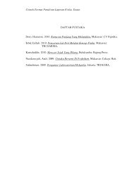 Contoh format laporan orang hilang. Contoh Format Laporan