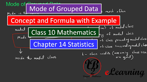 Mode Of Grouped Data Class 10 Mathematics Chapter 14 Statistics Class 10 Mathematics Class