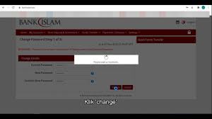 Cara daftar bank islam ib cukup mudah, anda boleh pergi ke pejabat cawangan bank terdekat atau secara online. Cara Tukar Password Bank Islam 2020 Youtube