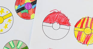 They love to pick out their pokemon and color them themselves and cut them out and battle with them. Free Printable Pokeballs Coloring Sheet For Kids And Next Comes L Hyperlexia Resources