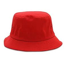 Twill Bucket Hat Various Size And Color Red Medium Women S Red Bucket Hat Red Camo Hats
