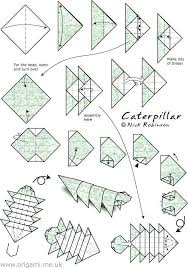 Image Result For How To Make An Origami Caterpillar Origami Diagrams Origami Insects Origami Models