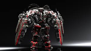 Follow the vibe and change your wallpaper every day! Download Red Black Robot Wallpaper 3d For Desktop Free Download 3325617819928 8958 Full Size Robot Wallpaper Desktop Wallpaper Art Smartphone Wallpaper