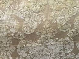 Brown And Cream Damask Upholstery Fabric By The Yard Fabric Damask Upholstery Fabric Upholstery Fabric Fabric