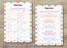 direct sales business tool lularoe sizing chart care