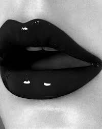 Black And White Red Lipstick The Leo Is All In The Mind Black Lips White Lips Black Lipstick
