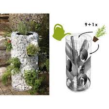 Bellissa Gabionen Krauterturm O 40 Cm O 26 Cm X 80 Cm Kaufen Bei Obi Gartencontainer Gabionen Pflanzen