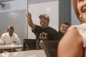 A) rahul dravid b) virat kohli c) harbajan singh 2. James Corbin Jr Answers A Trivia Question At Hero School At Redflint Experience Center On Saturday Sept 23 2017 In Las Vegas Redflint Is A Business Incubator A Startup Accelerator And A