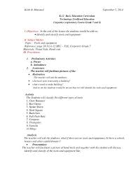 Lesson Plan In Carpentry Tools Math Worksheets Lesson Printable Math Worksheets
