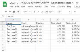 Maybe you would like to learn more about one of these? Control Alt Achieve Google Meet Attendance Template Enterprise Version