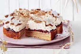 Der apfelmuskuchen schmeckt nicht nur fantastisch zum kaffee sondern ist auch ein echtes highlight auf. Baumkuchentorte Mit Zimtknuspersahne Rezept Baumkuchentorte Kuchen Und Torten Rezepte Und Lecker