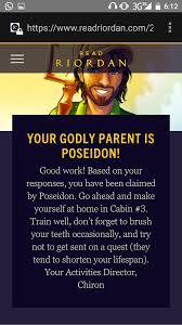 This is just the mind of a 14 year old band and book fanatic, with a tendency to make dirty jokes and talk a lot about. Daughter Of Poseidon Fandom