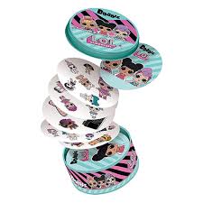 This is a set of 57 cards! Dobble Lol Surprise Fun Fast Paced Card Game Minuenta