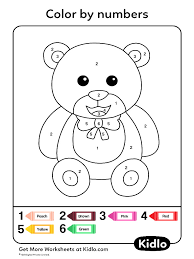 Get even more creative using the text editor. Color By Numbers Coloring Pages Worksheet 67 Kidlo Com