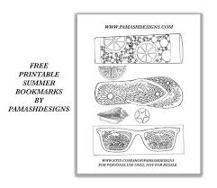 Everyone loves a cute bookmark, but kids love ones you can color and personalize! Free Printable Bookmarks Pam Ash Designs