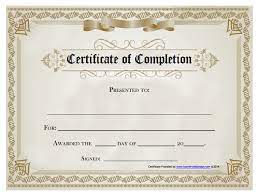 Check spelling or type a new query. 18 Free Certificate Of Completion Templates Utemplates