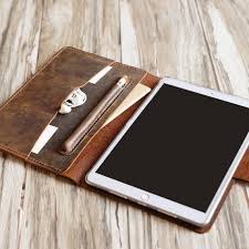 Personalized Leather Ipad Mini 5 Case Ipad 10 2 Case 10 5 Ipad 9 7 Pro 12 9 Portfolio Case With Apple Pencil Holder Leather Portfolio Case Ipad Pro Portfolio Apple Pencil Holder
