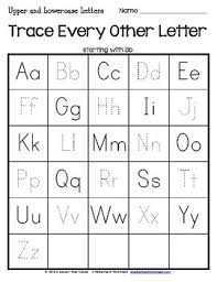 Alphabet Tracing Worksheets Uppercase Lowercase Letters