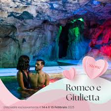 Romeo e Giulietta Stone – Percorso benessere di coppia in Spa Stone da 2  ore + massaggio corpo da 30 minuti con burro alla vaniglia + aperitivo di  coppia in finger food