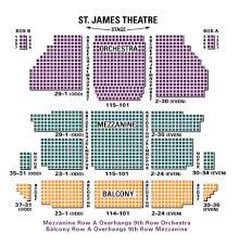St James Theatre Theater Seating Seating Charts Theatre