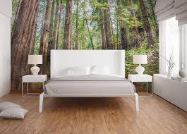 Die grünen schattierungen sind besonders beruhigend. Holztreppe Durch Den Wald Braun Grun Blau Basismaterial Glattvlies Profi