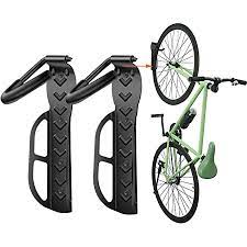 Black pegboard / bike storage. Wallmaster Bike Rack Garage Wall Mount Bicycles 2 Pack Storage System Vertical Bike Hook For Indoor Amazon Com