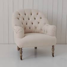 Button Back Occasional Chair Beige Achica Occasional Chairs Furniture Distressed Furniture