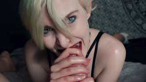 Daisy bites the cum out - insane cock biting handjob from sexy alt teen!  (teaser)