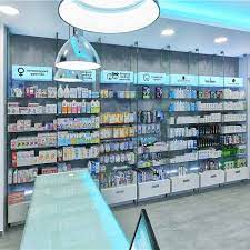 Glass Shelves Retail Pharmacy Interior Design 016 4 Pharmacy Decor Store Design Interior Pharmacy Design
