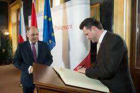 Radek vondráček přerušení provozování min. Besuch Des Prasidenten Des Abgeordnetenhauses Der Republik Tschechien Radek Vondracek
