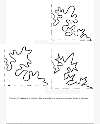 Tutoriel avec des explications détaillées en vidéo comment plier et découper en papier ce joli flocon de neige. Imprimer Le Modele De Flocon De Neige En Papier Noel Tete A Modeler