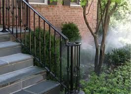 Check out stair railing inspiration on hgtv.com from iron, cable, glass railings and more. Handrail Installation Iron Handrail Metal Handrail Stairway Railing