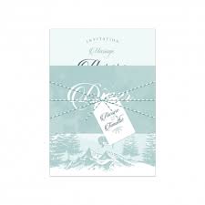 Cards of winter wedding announcement to send all over the planet. Papeterie Mariage Personnalisee Poesie D Hiver Bleu Glace