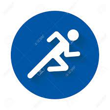 It was first aired on july 11, 2010. Running Man Icon White Silhouette On Blue Royalty Free Cliparts Vectors And Stock Illustration Image 32488647
